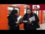IEDF se suma a la encuesta para aumento en la tarifa del metro / Excélsior Informa Mariana H