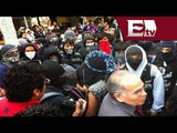 Encapuchados causan disturbios en movimiento de AMLO / Jazmín Jalil