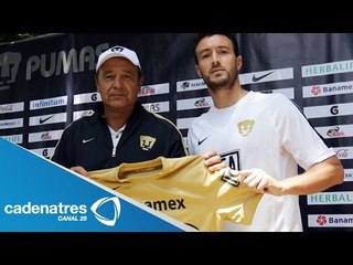 Francisco Dutari desea una trayectoria triunfadora con Pumas, expresó en su presentación