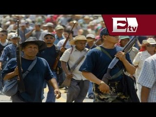 Llegan cientos de militantes a Apatzingán para reforzar seguridad/ Titularescon Gloria Contreras