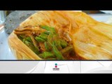 Cocinemos Juntos. Itacate con charales y nopales en salsa de chile guajillo