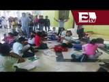 Estudiantes de Oaxaca toman clases en los pasillos del Palacio Municipal / Todo México