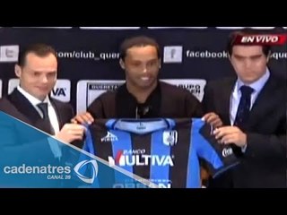 ¡ÚLTIMA HORA! Presentado Ronaldinho con los Gallos de Querétaro