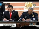 Guillermo Galván admitió fallas en Derechos Humanos