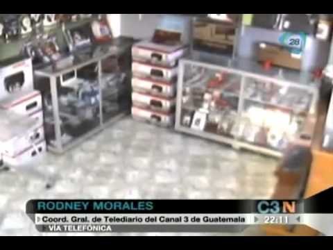 Hay daños materiales en Guatemala por sismo