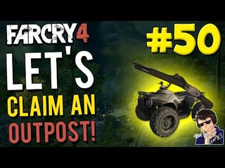 Far Cry 4 - Let's Claim an Outpost #50 - (Using 87 while riding on a QUADBIKE!!!)