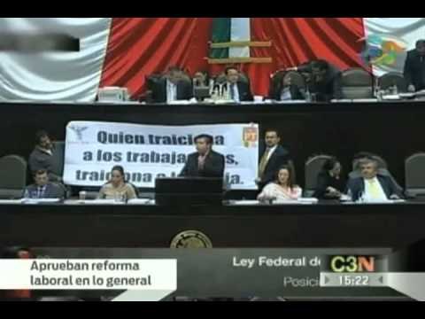 Aprueban en lo general la Reforma Laboral en la Cámara de Diputados