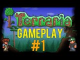Terraria Gameplay - Lets Play - #1 (Homer Simpson Slime?!?!?!) - [Walkthrough / Playthrough]