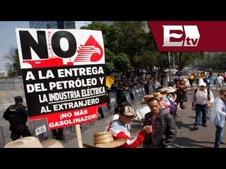 Morena y PRD en contra de la Reforma Energética / Andrea Newman