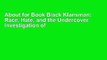 About for Book Black Klansman: Race, Hate, and the Undercover Investigation of a Lifetime