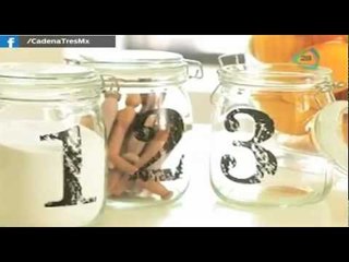 Almacenamiento de alimentos en frascos de vidrio. Cocinemos Juntos