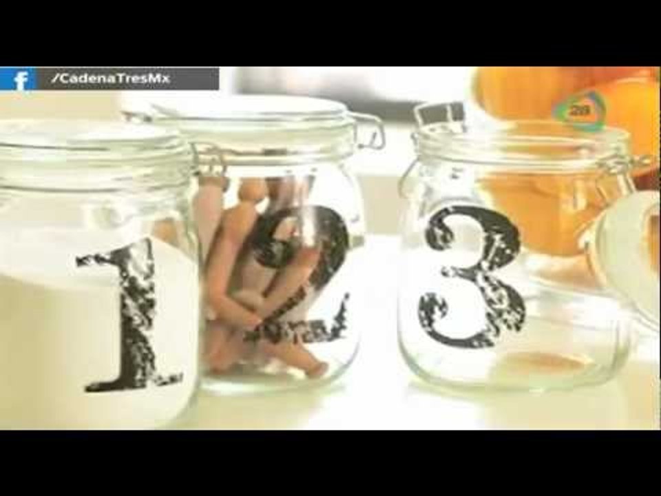 Almacenamiento de alimentos en frascos de vidrio. Cocinemos Juntos