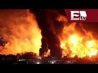 Continúan labores para controlar incendio de Pemex en Edomex / Paola Virrueta