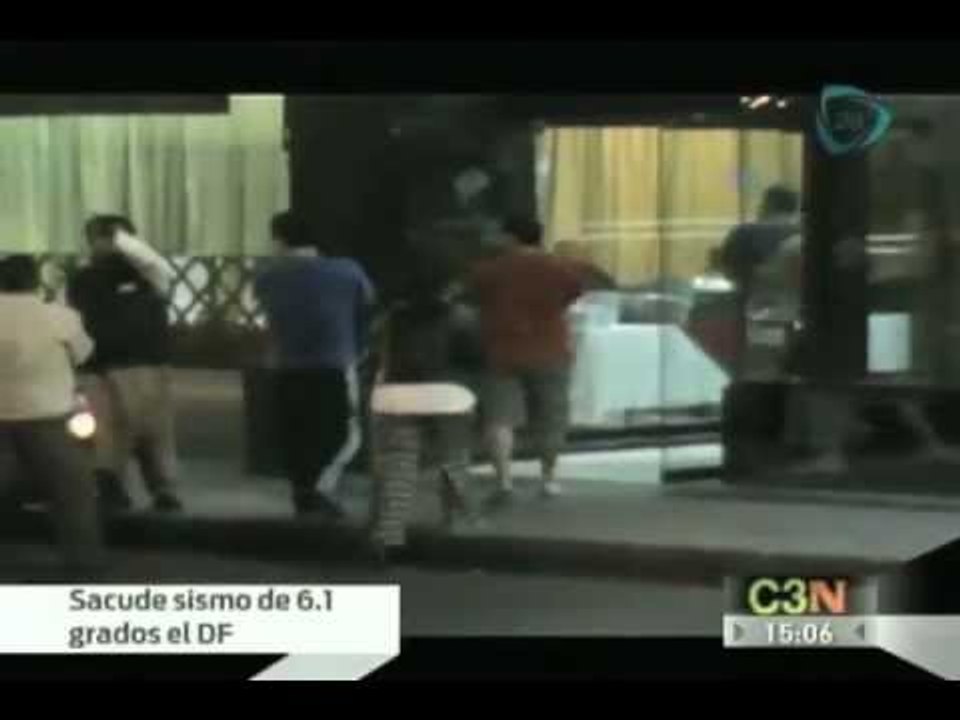 Sismo de 6.1 grados Richter sacude a la Ciudad de México