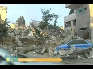 Download Video: Octavo día de bombardeo, Israel ataca la Franja de Gaza