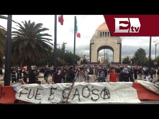 100 días lleva la CNTE en el Monumento a la Revolución./ Comunidad con Yazmin Jalil