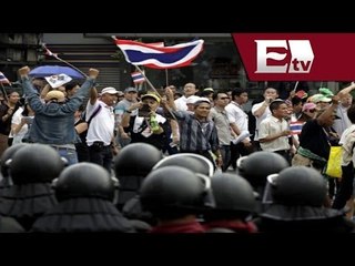 Tailandeses se manifiestan para exigir las suspención de elecciones/ Global con José Carreño