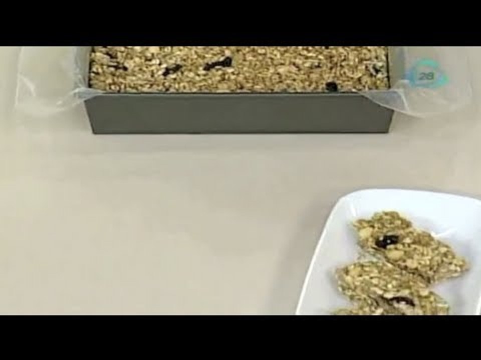 Barras energéticas de cacahuate. Cocinemos Juntos