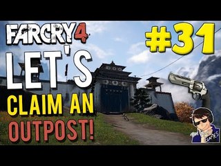 Far Cry 4 - Let's Claim an Outpost #31 - (One-shot kill with CANNON!!!)
