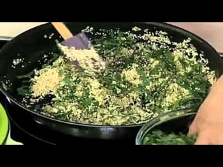 Ensalada de quinoa, acelgas y queso parmesano. Cocinemos Juntos