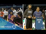 Peleadores de la UFC y niñas tarahumaras conviven con jugadores de los Rockets