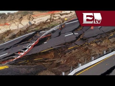 Piden usar vías alternas por daño en tramo de autopista Tijuana-Ensenada / Kimberly Armengol