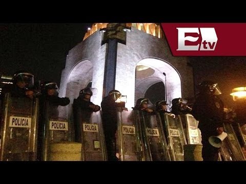 Desalojan campamento de la CNTE, del Monumento a la Revolución / Desde la redacción