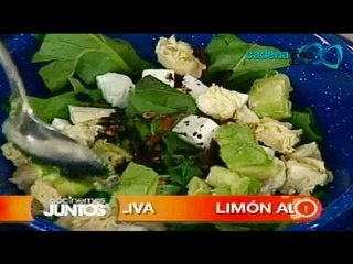 Ensalada de espinacas mexicana