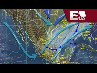 Pamela García, Meteoróloga de SMN, presenta el pronóstico para el fin de semana