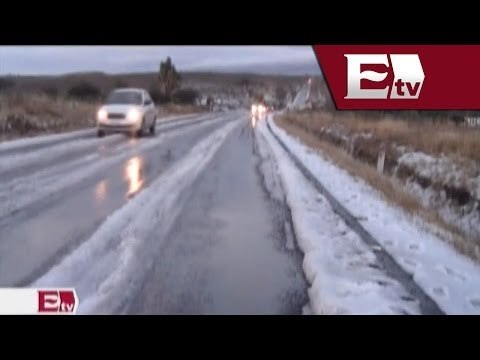 Cierran carretera 70 oriente en Aguascalientes tras formarse capa de hielo/Titulares de la Noche