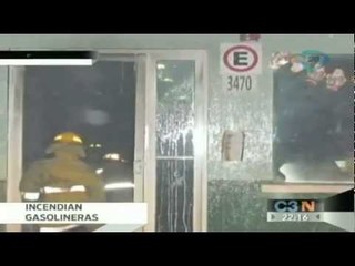 Incendian gasolineras