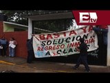 Maestros de Aguascalientes cierran escuelas por falta de pago / Titulares con Vianey Esquinca