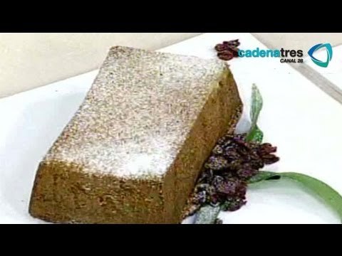 Receta de panqué con arándanos y café. Recetas de comida fáciles y rápidas