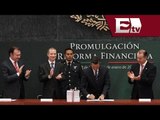 Olegario Vázquez Aldir participa en el evento de promulgación de Reforma Financiera / Dinero