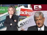 López Obrador le dice no a unión con PRD / Duro y a las Cabezas con Ivonne Melgar