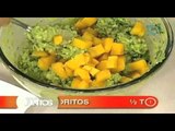 Receta de como preparar guacamole con mango muy mexicano. Receta mexicana de guacamole
