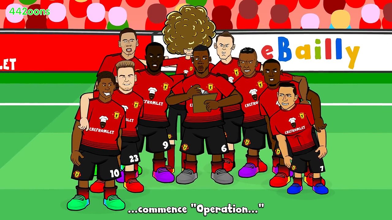 Dybala Hat-Trick! Man Utd huddle sabotage! (Champions League Parody 2018)