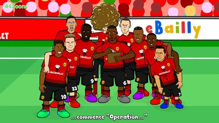 Dybala Hat-Trick! Man Utd huddle sabotage! (Champions League Parody 2018)