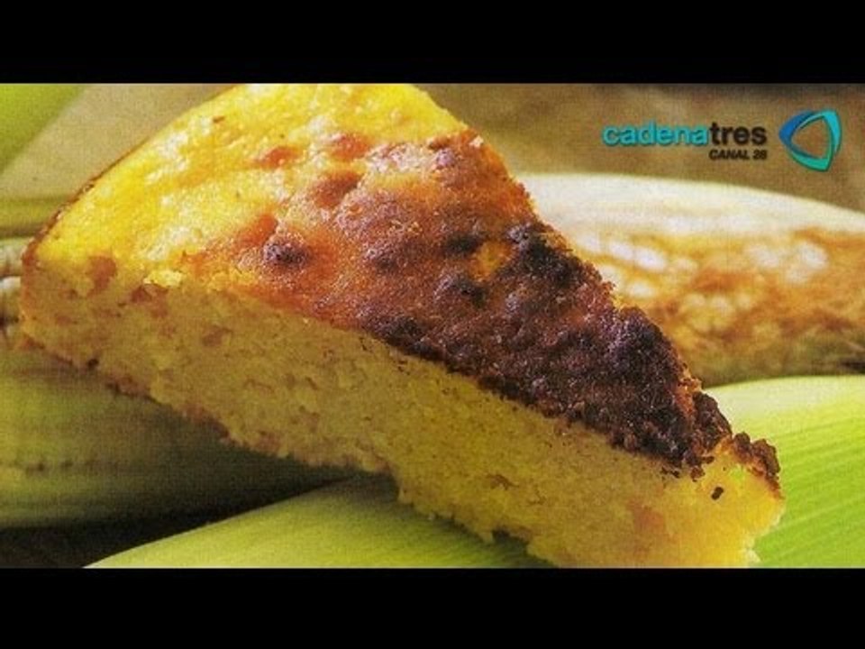 Receta para preparar pudding de elote. Receta postres mexicanos / Mexican dessert recipe