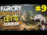 Far Cry Primal - Let's Claim an Outpost #9 - (Luring Enemies Out with Snowblood Wolf!!!)
