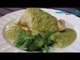 Receta de como preparar filete de pescado en mole verde. Receta carne blanca / Antojitos mexicanos