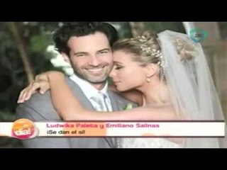 Ludwika Paleta y Emiliano Salinas contraen matrimonio