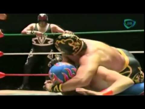 Oro Jr vs Sangre Azteca Tercera Caída CMLL