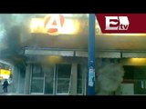 Con bombas molotov, incendian una farmacia en Apatzingán, Michoacán/ Titulares de la tarde