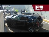 Última hora: Camioneta a exceso de velocidad cae a desnivel en Periférico/ Excélsior Informa