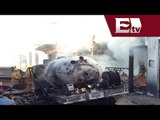 Impresionante explosión de una pipa de gas en Chiapas / Titulares con Vianey Esquinca