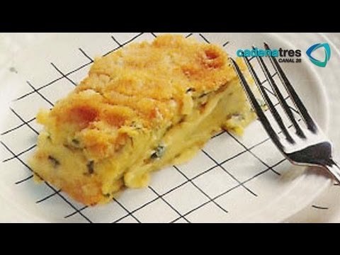 Receta de como preparar un deliciosos molde de papa con pollo. Receta comida mexicana / Receta fácil