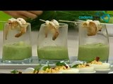 Receta para preparar  gazpacho verde. Receta de gazpacho / Receta de sopa fría