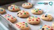 Receta de como hacer galletas de M&M. Receta de repostería / Comida para niños / Día del niño