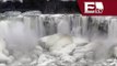 Cataratas del Niágara se encuentran congeladas / Global